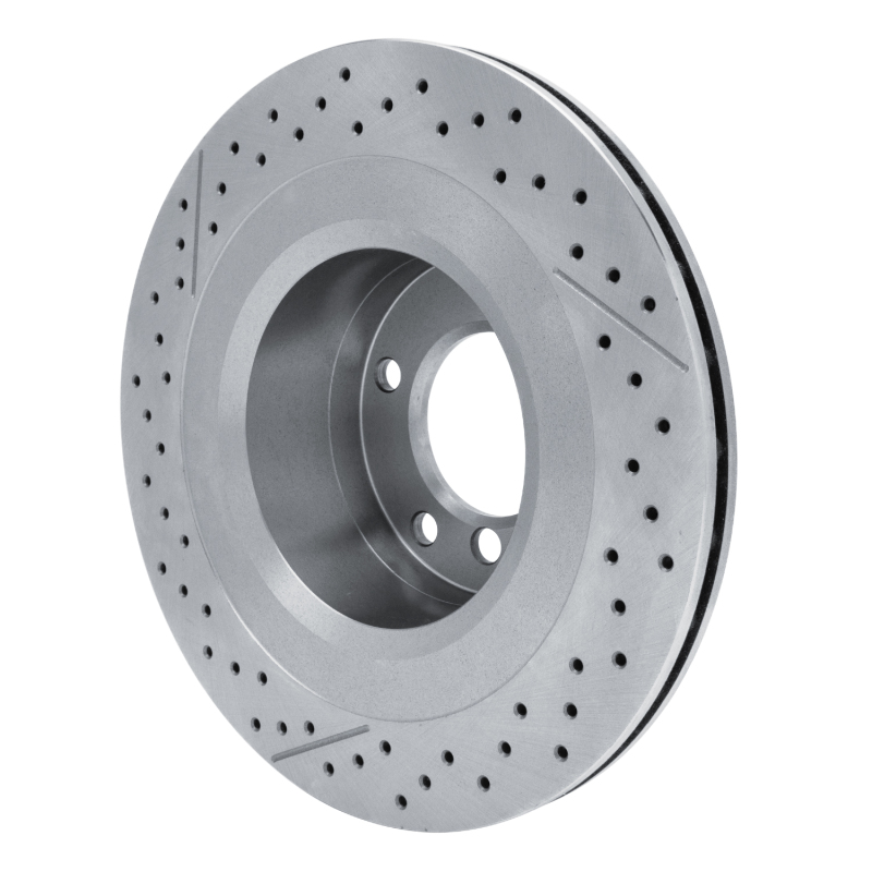 Mercedes-Benz G65 AMG Brake Rotor (1) - Rear - R1 Concepts - Drilled and Slotted - `13-`18